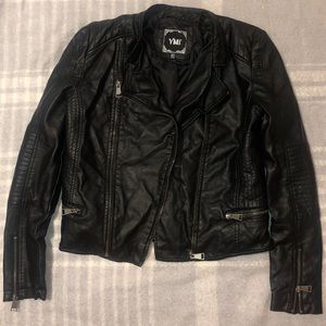 Faux leather jacket, in AMAZING condition.